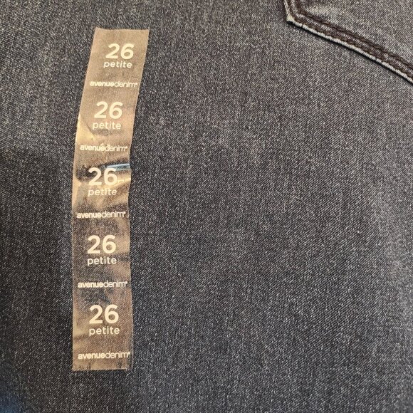 Avenue Denim Butter Denim Straight Leg Jeans, Size 26 Petite, New With Tags - Picture 5 of 9